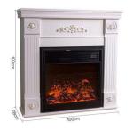 Metal 3D White Simulation Electronic Fireplace for Family Directly from 110V /