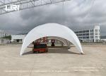 8m Aluminum Crossover Outdoor Hexagonal Dome Frame Tents For Trade Show