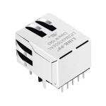 LPJM4938GENL 2.5G Base-T RJ45 Jack Single Port With Integrated Magnetics Green