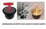 Marine Deck Drainage Hole Plug, Method Of Use For Marine Deck Drainage Hole Plug