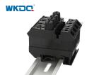 JUK 10-DREHSI Screw Terminal Block 10mm Din Rail 20-6 AWG Conductor Size Long