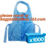 Aseptic Blue Plastic Disposable Apron for Doctor Checking,Disposable aprons PE