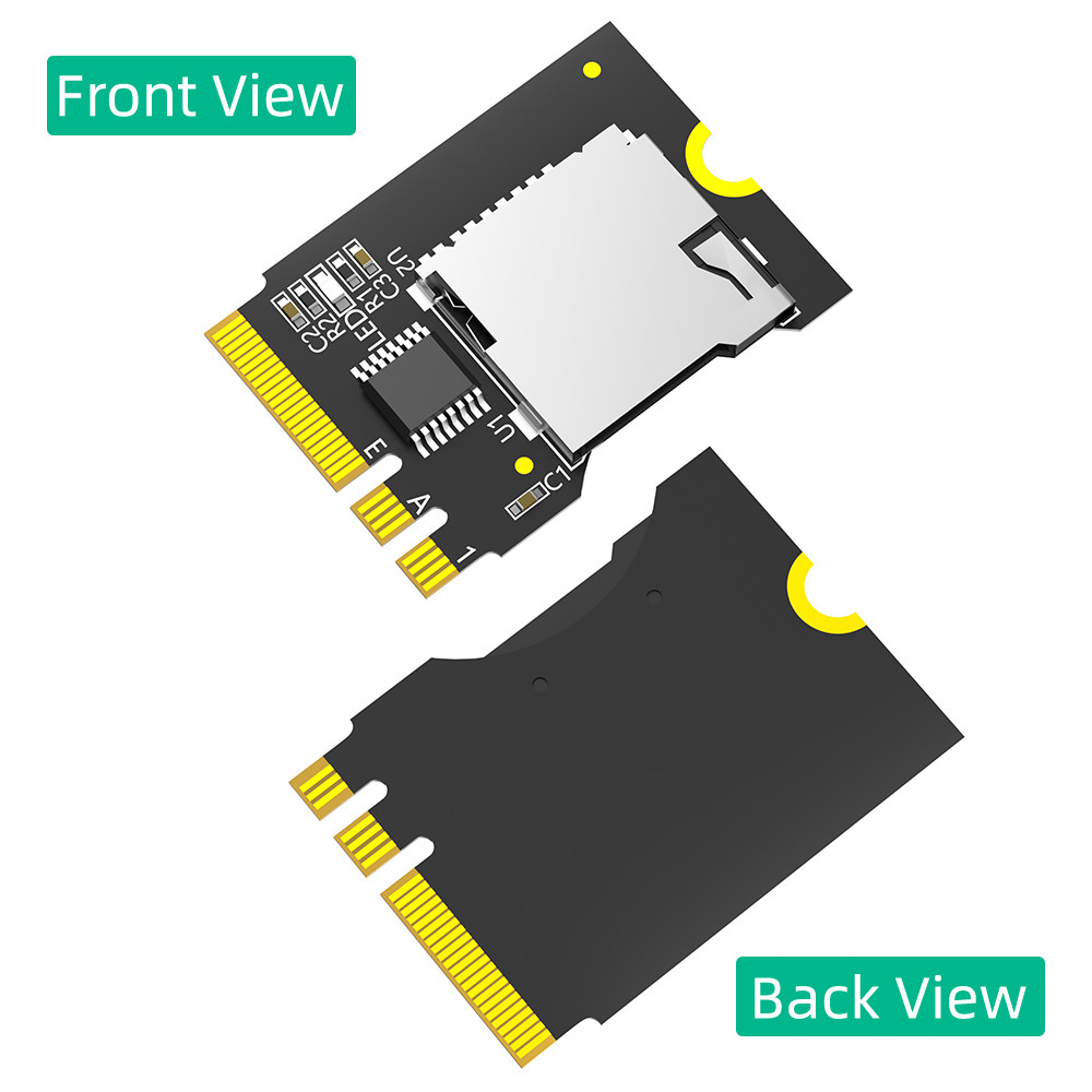 New Version Micro SD Card TF SDHC SDXC To NGFF Key A-E Adapter