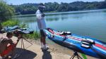 High Power Jet Surf 110cc Carbon Fiber Electric Start Fuel Motor Surfboard for