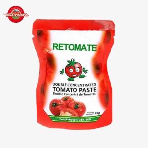Wholesale Chinese Factory High Quality Convenient Tomato Paste In Sachet Stand Up 50g Double Concentrated from china suppliers