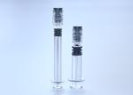 Cosmetic Luer Lock Syringe , 1 Ml Syringe 5.0 Neutral Borosilicate Glass