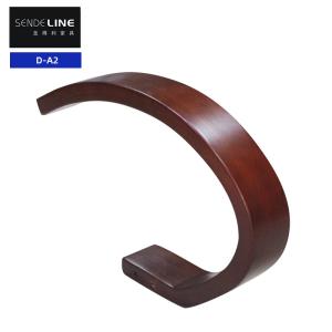 Wholesale Adjustable Solid Wooden Chair Armrest Replacement Reddish Brown For Home Office from china suppliers