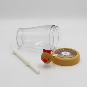 Wholesale BPA Free Gym Clear Drinking Sports Plastic Water Bottle with Straw 430ml from china suppliers