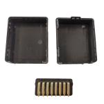 Gold Plated Bent Pin Female OBD Connector Obd Obd2 Housing For Diagnostic Tools