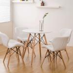 Multifunctional Custom Coffee Tables 31.5" White Dining Kitchen Table