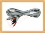 Din 5 Pin to 2.0 tens unit wires 4 Pin Y Type Medial Tens EMS Cable Lead Wire