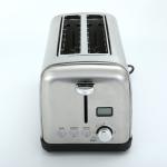 6 Time Setting Stainless Steel Long Two Slice Toaster 1400W 120V bread toaster