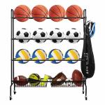 Factory Custom Color Size Metal Basketball Rack Sport Ball Storage Garage Sports