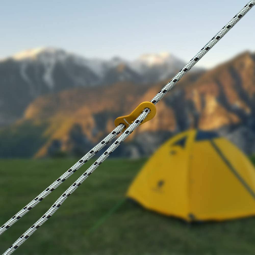 Outdoor Braided Climbing Hiking Camping Guy Ropes 50ft/100ft Reflective
