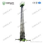 16m Hydraulic Lift Platform Aluminum Aerial Work Platform Vertical Lift 200Kg