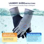 Non Slip Power Grip 7'' Safety Working Gloves 8in Latex Coated Gloves