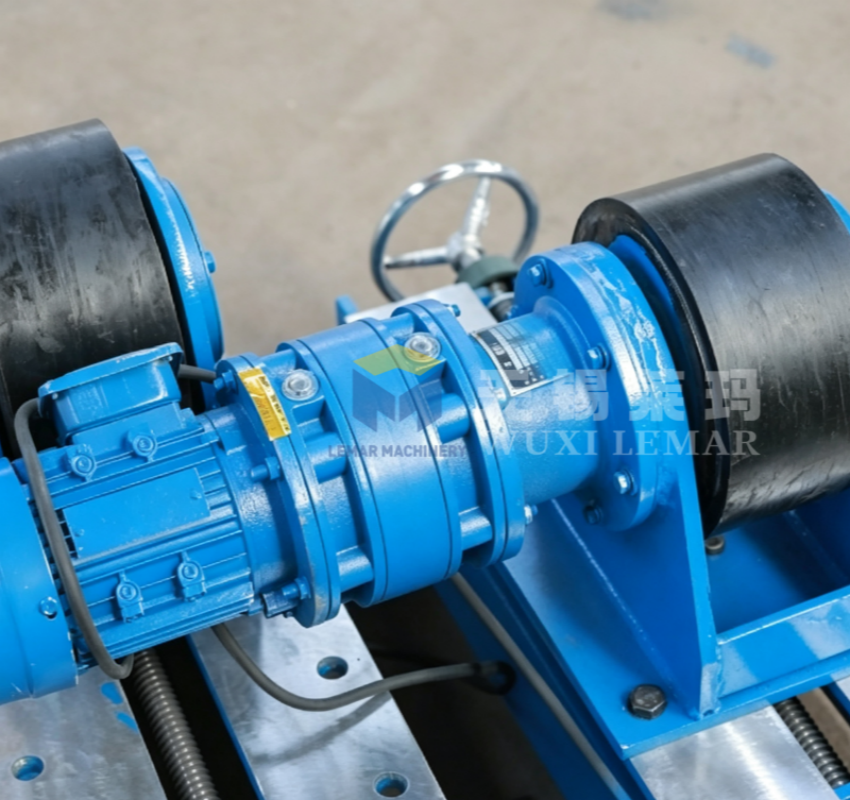 5 Ton Adjustable Boiler Cylinder Welding Rotator | Light Duty Tank Turning Rolls