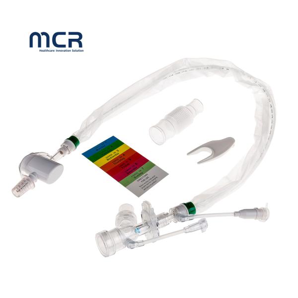 Double Swivel Connector Continuous Breathing Y Piece Closed Suction Catheter