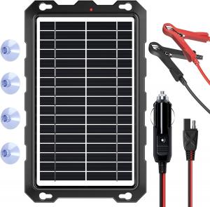 Wholesale 10W 12V Solar Battery Trickle Charger Powered Battery Maintainer Marine from china suppliers