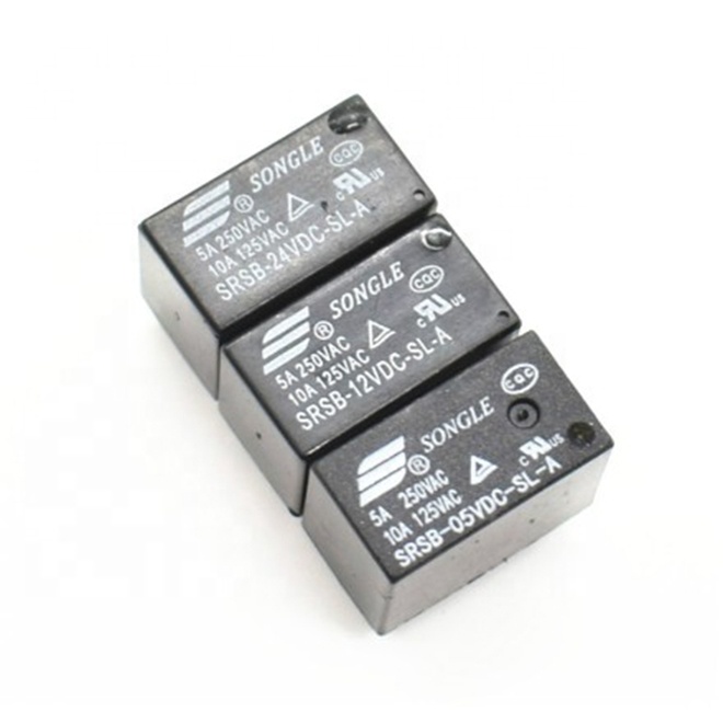 Hot selling Relays SRSB-05VDC-SL-A SRSB-12VDC-SL-A SRSB-24VDC-SL-A 5V 12V 24V 5A/250VAC 4PIN DIP original