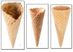 Rolled Ice Cream Cone Biscuit Making Machine , Sugar Cone Making Machine Sri