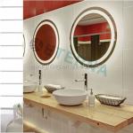 Wall or Standing Installation LED Backlit Glass Bathroom Mirror with Illuminatio