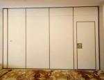 Hotel Acoustic Room Dividers / Wooden Sliding Wall Partitions Folding Parking