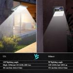 Solar Power Supply High Lumen LED Modern Motion Sensor Wall Light for Outdoor