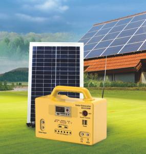 Wholesale 20w Mini Solar Power System For Home Outdoor With Led Lighting Fm from china suppliers