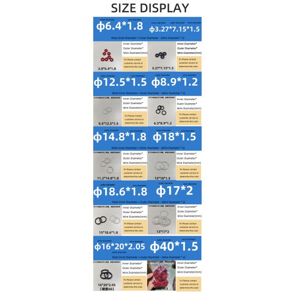 Multi-Selection Silicone O-Ring Seals for Anti-Aging and Waterproof in Industrial Environments