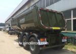 3C Approval Tri Axle Semi Tipper Bulk Tipping Trailers Hydraulic System