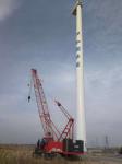 Crawler Crane Telescopic Boom Crane Boom Length 58m Engine SC7H210 155kw