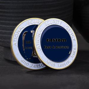 Wholesale Custom Your Own Logo Enamel Coins Collections 2d 3D Double Side Brass Silver Challenge Gold Coin from china suppliers