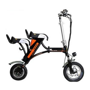 Wholesale 12 Inch 36V Foldable Electric Bike With Two Seats Lithium Battery Brushless Motor from china suppliers