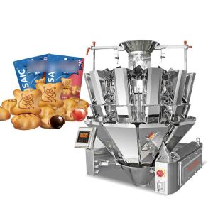 Wholesale Industrial Dried Fruit Multihead Weighing And Bagging Machine Peanut Almond Nuts Chickpeas Coffee Bean Granules Packing from china suppliers