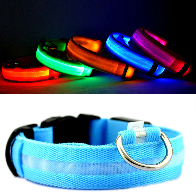 Luminous Led Pet Collar Charging Rechargeable S M L XL