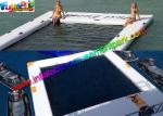 Customized Yacht Large Inflatable Water Toys Inflatable Sea Pool With Drop