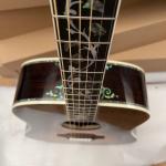 Custom New All Solid Wood Sunburst 41" D Type Acoustic Guitar Abalone Ebony