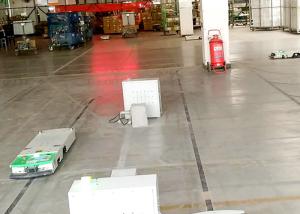 Wholesale Driverless Robots AGV Transfer Cart One Way Rail Guidance Tunnel Tractor for Plastic Industry from china suppliers