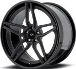 18 19 20 21 22 Inch 5x108 Black Machine Face For Mustang Wheels 2 Pc Forged