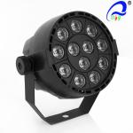 12PCS 1W RGBW 3in1 RGB Mini LED Par Light With Black Plastic Body 50 - 60Hz