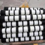 Flat Mining Belt Conveyor 76mm Return Idler Roller