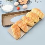 Rectangular Non-Stick Carbon Steel Fruit Pie Pan Baking Pan 14-Inch