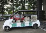 Plastic Bus Seat Battery Operated 4kW Electric Bus With Alarm Lamp For City