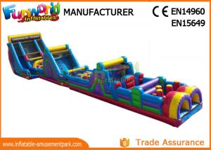China Commercial Inflatable Sport Games / Indoor Obstacle Course For Children on sale