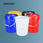 Sample 18L Chemical Large Plastic Water Bucket Pail with Lid and Handle