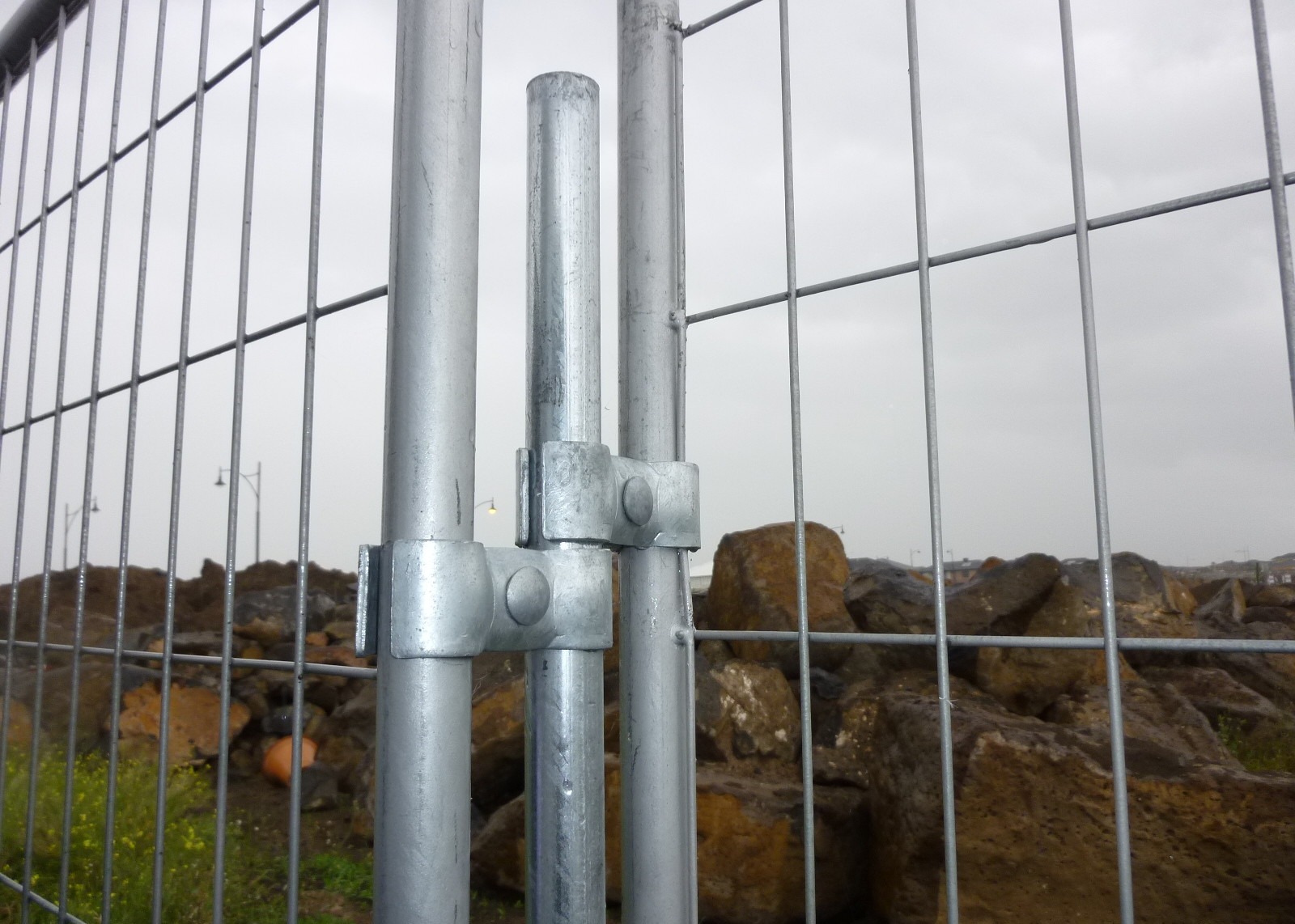 Australian Standards Hand Welded Joints Temporary Steel Fencing 1800mm Width