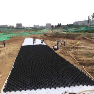 Wholesale ASTM GRI GM13 Standard 50mm Height HDPE Geocell for Driveway Foundation Reinforcement from china suppliers