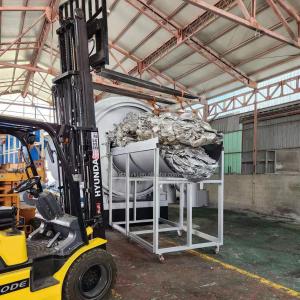 Wholesale Direct Heating Waste Tire Oil Pyrolysis Machine Recycling Line 38tons Weight from china suppliers