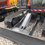 40.5kw Hitachi ZX70 Mini Hitachi Second Hand Excavators 4170mm Depth